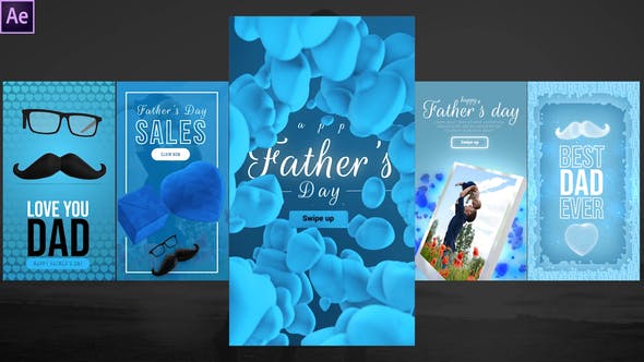 Fathers Day Instagram Stories - Videohive 32282982 Download