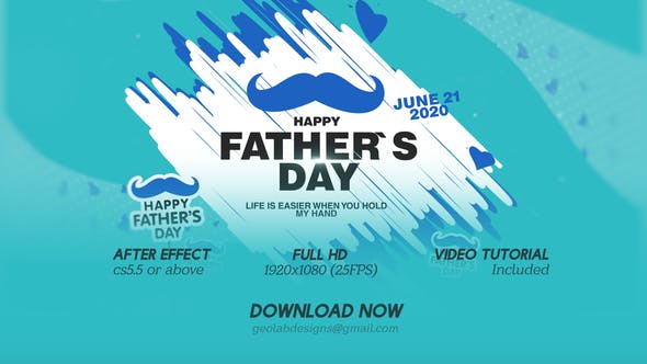 Fathers Day Titles l Fathers Day Wishes l Fathers Day Template l World Best DAD l DAD Wishes - Videohive Download 27385509