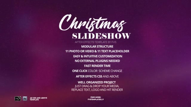 Favorite Christmas Slideshow v 1.2 Videohive 20958417 After Effects Image 12