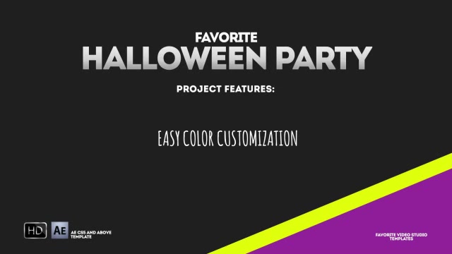 Favorite Halloween Party - Download Videohive 9218847