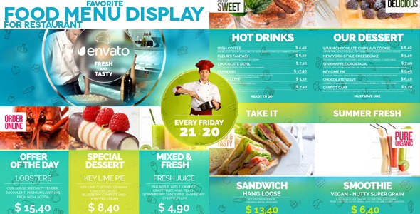 Favorite Restaurant Display - Download Videohive 11769261