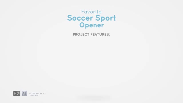 Favorite Soccer Sport Opener - Download Videohive 16217347