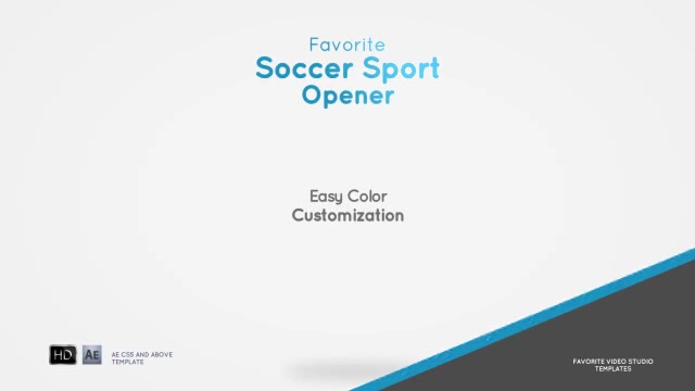 Favorite Soccer Sport Opener - Download Videohive 16217347