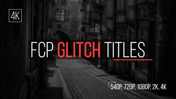 FCP Glitch Titles - Download Videohive 18877180