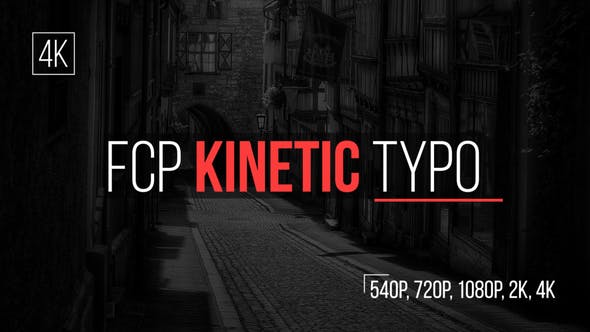 FCP Kinetic Typo - 19222654 Download Videohive