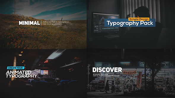 FCPX Animated Typography Titles - Download Videohive 19741597