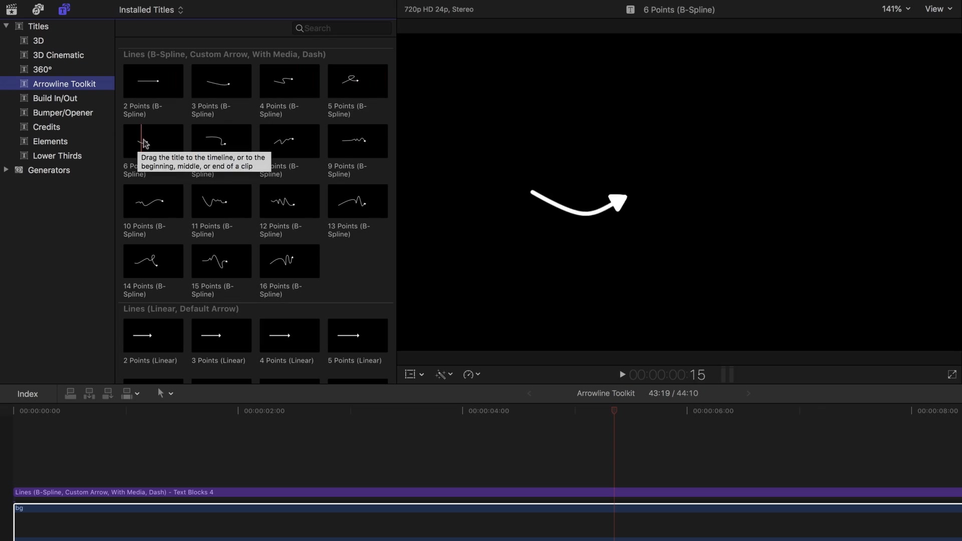 FCPX Arrowline Toolkit Videohive 27287547 Apple Motion Image 6