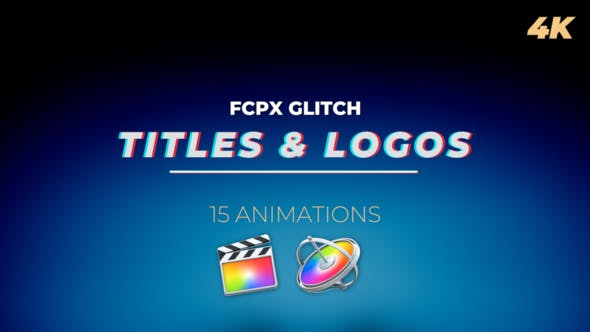 FCPX Glitch Titles and Logos - 22773308 Videohive Download