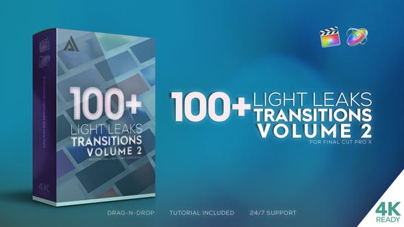 FCPX Light Leaks Transitions Vol 2 - Download 32444976 Videohive
