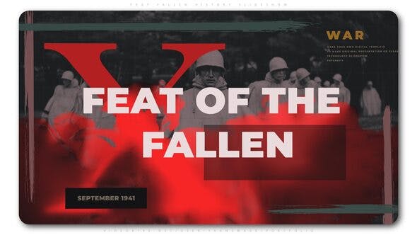 Feat Fallen History Slideshow - Download 24913472 Videohive