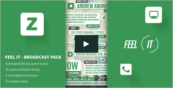 Feel IT Internet Broadcast Pack - Download Videohive 10173013