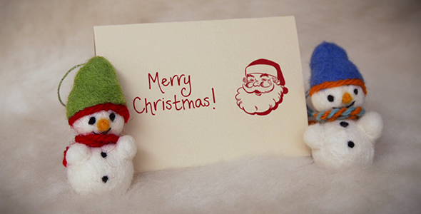 Felt Christmas & New Year Greetings - Download Videohive 9677716