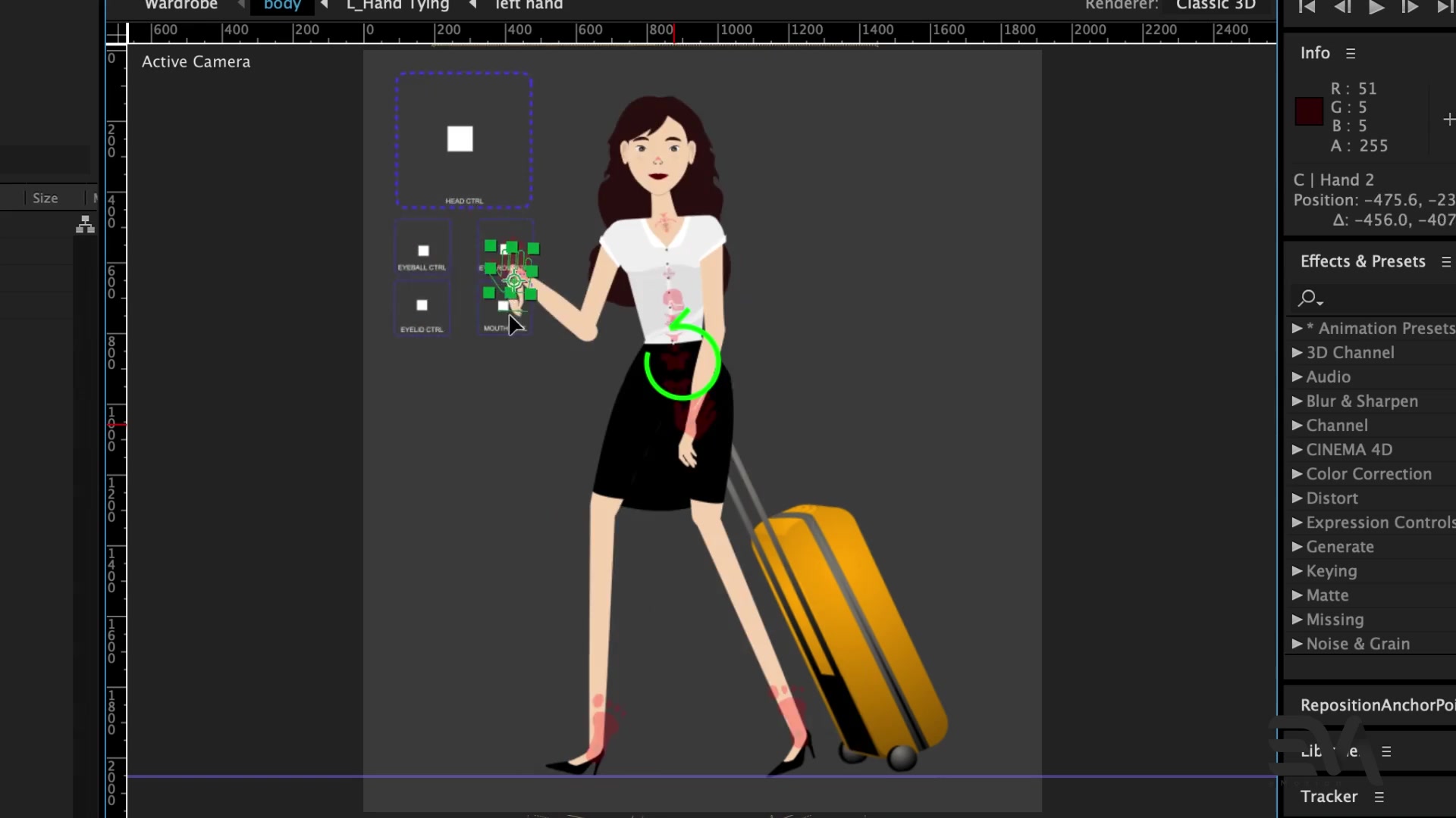Female Character Travel toolkit V.1 Videohive 33843474 After Effects Image 10