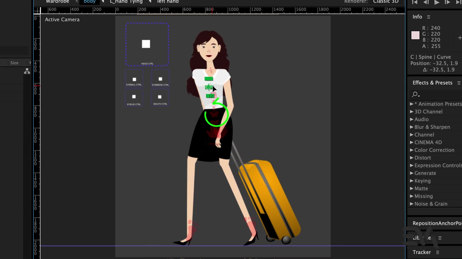 Female Character Travel toolkit V.1 Videohive 33843474 After Effects Image 9