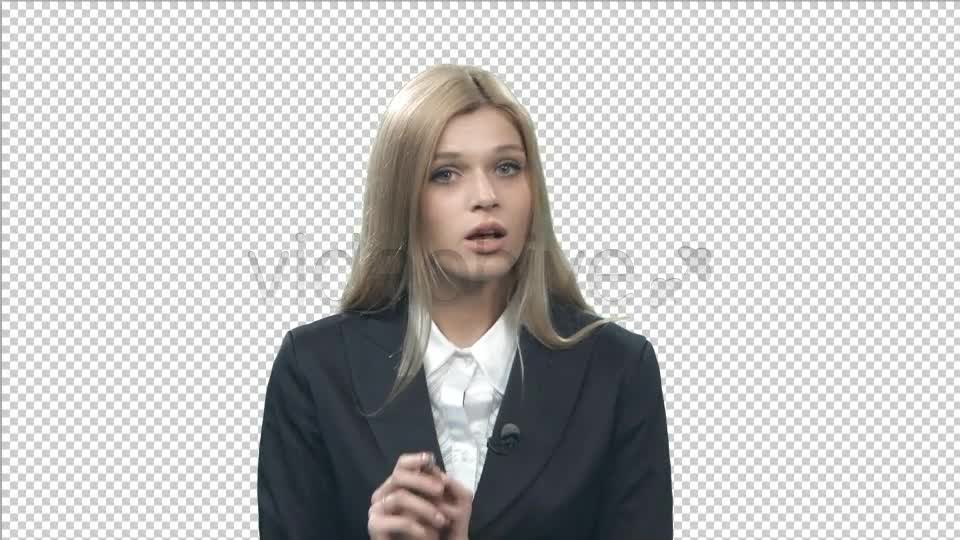 Female Newsreader  - Download Videohive 7419593