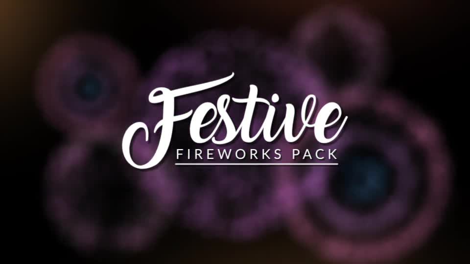 FESTIVE Fireworks Pack Videohive 21153545 After Effects Image 1