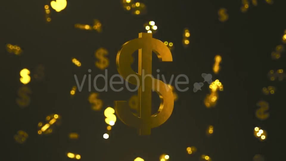 Field of Glittering Gold Dollars - Download Videohive 19471628