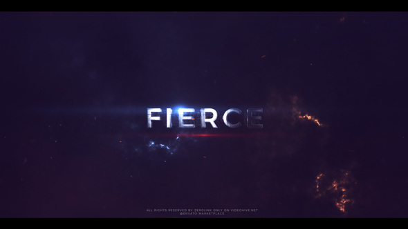Fierce Action Trailer Titles - Download Videohive 21874400