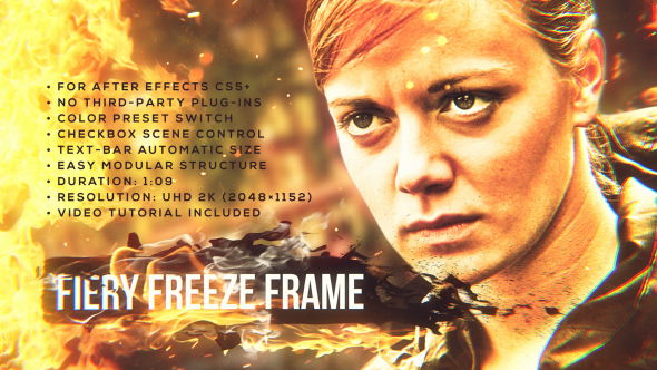 Fiery Freeze Frame - Download Videohive 17971585