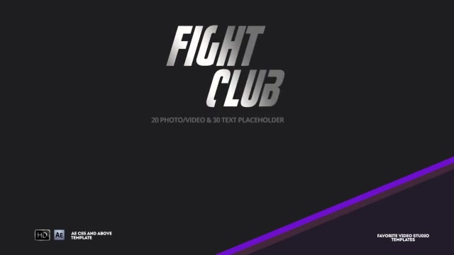 Fight Club Broadcast Pack Videohive 20617589 After Effects Image 12