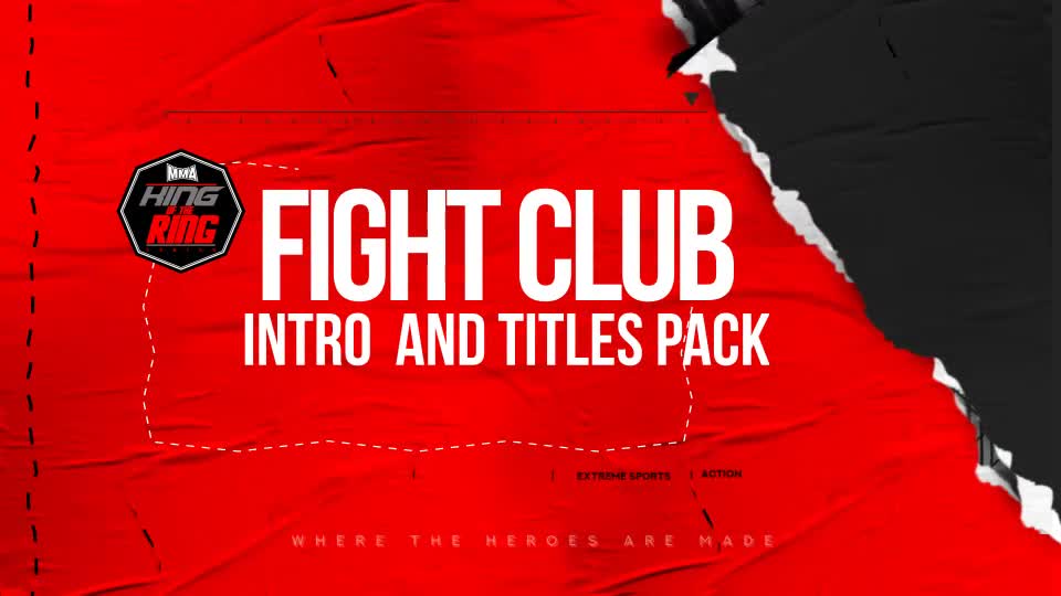 Fight Club Intro and Titles Pack Videohive 29155332 After Effects Image 1