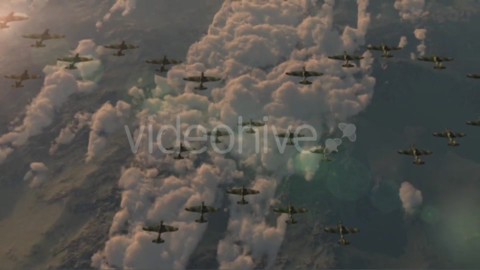 Fighter Jets of the Second World War IL 2 Flying Wedge - Download Videohive 21244666