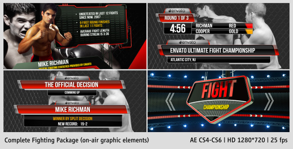 Fighting Complete On Air Package - Download Videohive 5886862