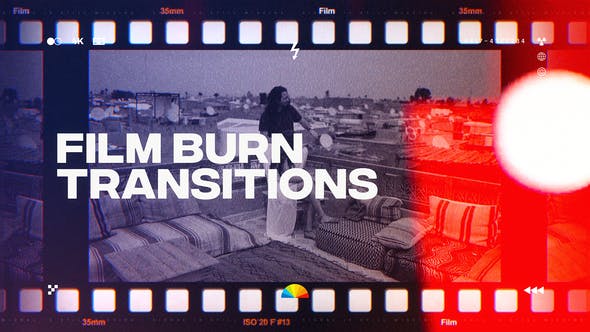 Film Burn Transitions - Download 38819309 Videohive