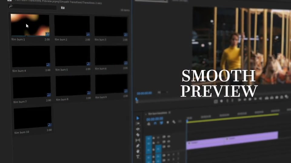 Film Burn Transitions Premiere Pro Videohive 40436201 Premiere Pro Image 3