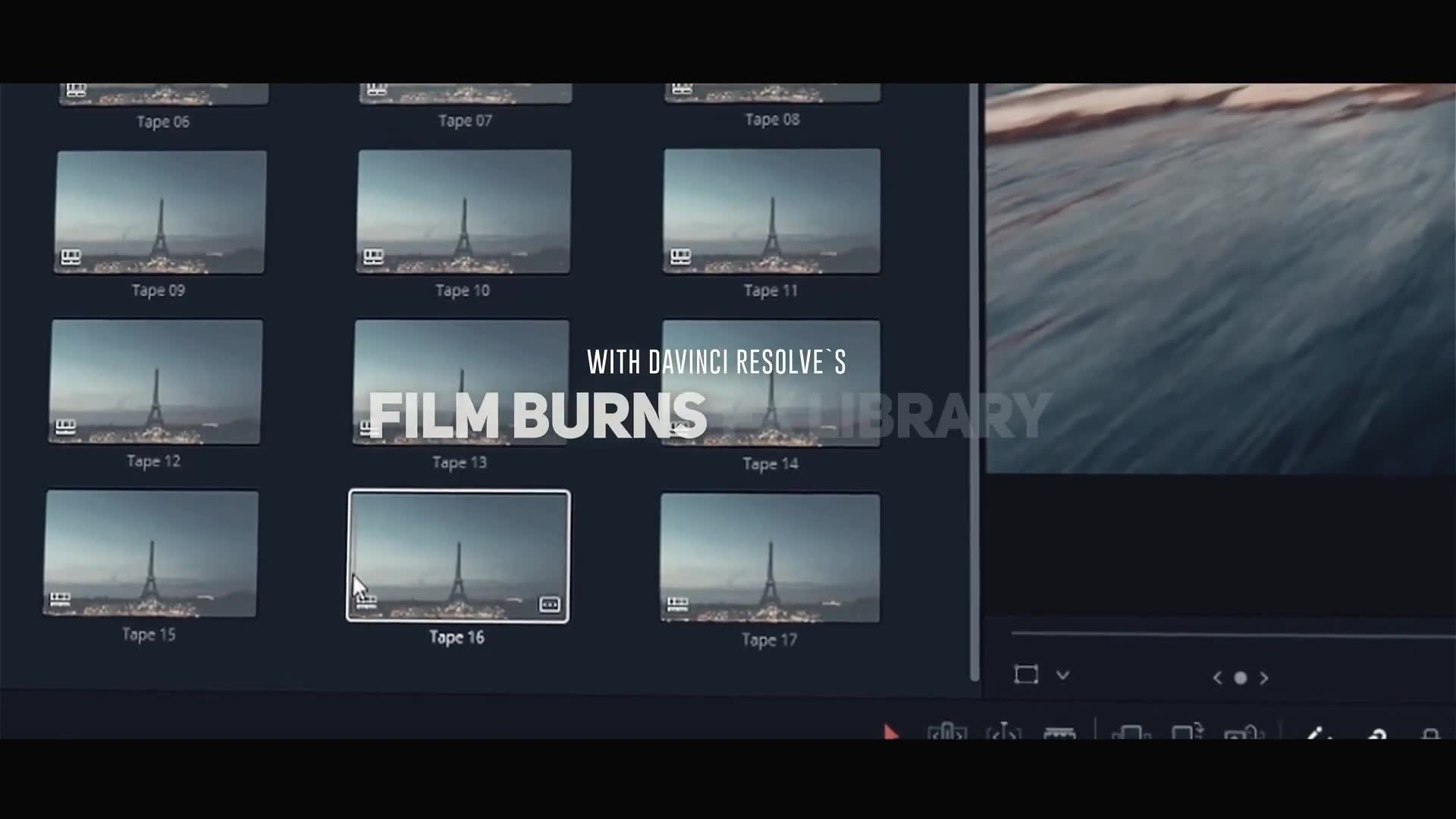 Film Burns Transitions & FX Pack for DaVinci Resolve Videohive 38274472 DaVinci Resolve Image 2