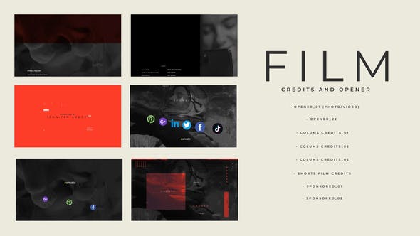 Film Credits And Opener - 30253381 Download Videohive