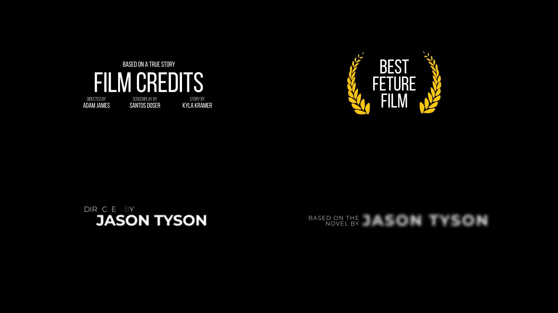 Film Credits Pack Videohive 25181795 After Effects Image 8