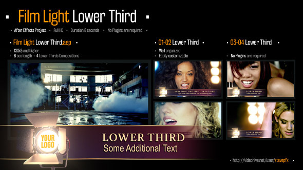 Film Light Lower Third - Download Videohive 11002942