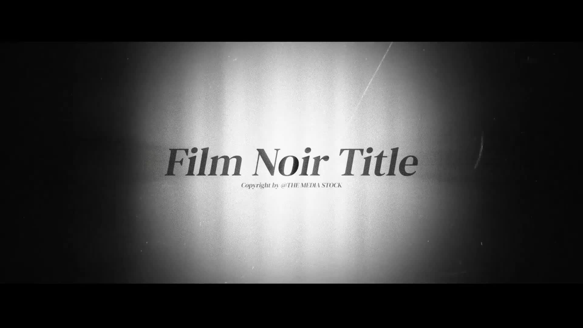 Film Noir Title Credits Videohive 38601424 After Effects Image 1