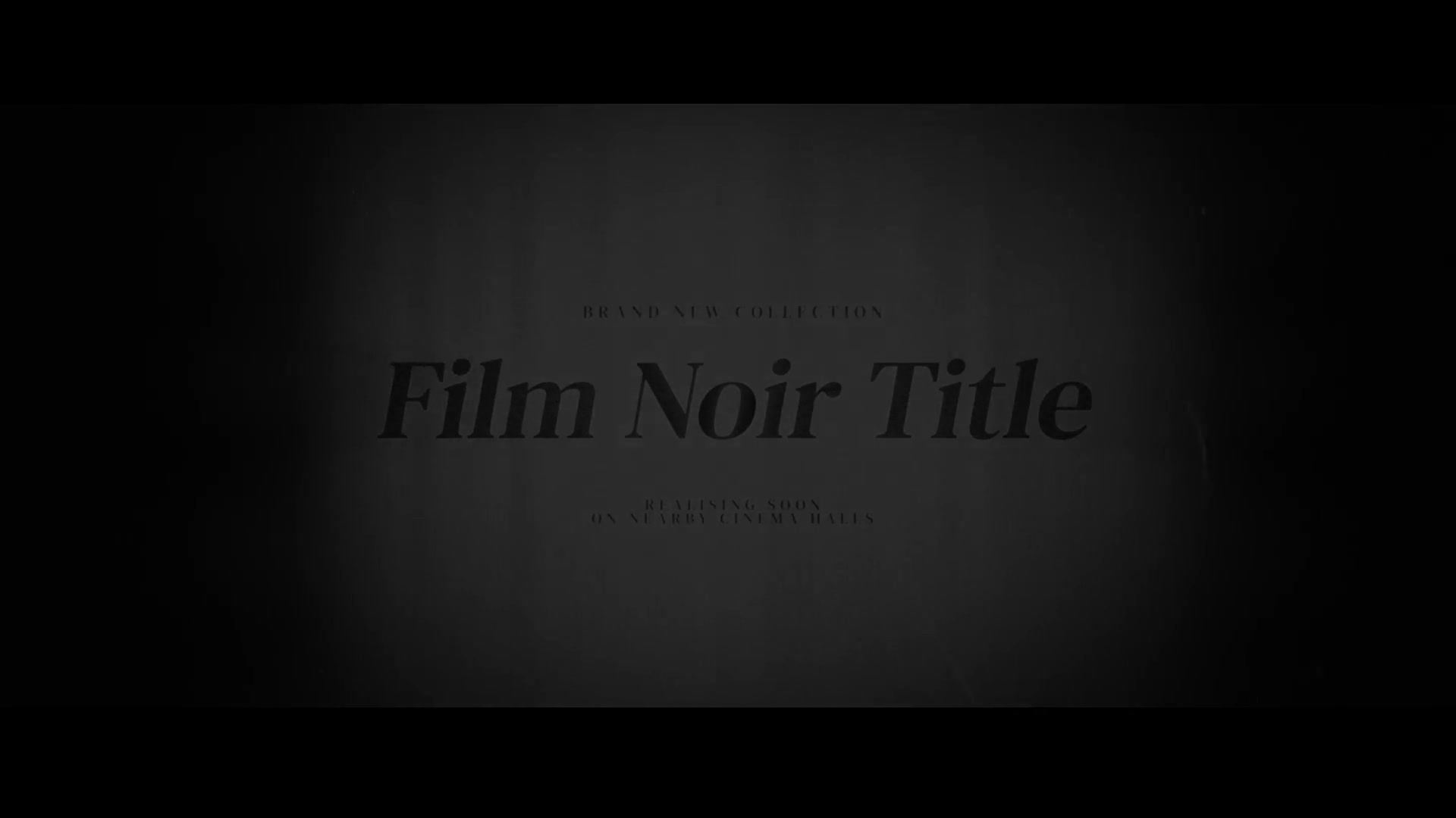 Film Noir Title Credits Videohive 38601424 After Effects Image 11