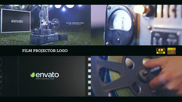 Film projector Logo 4K - 22767093 Videohive Download