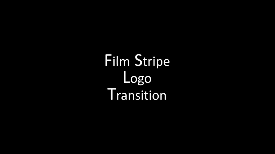 Film Stripe Logo Transition Videohive 9564218 After Effects Image 4