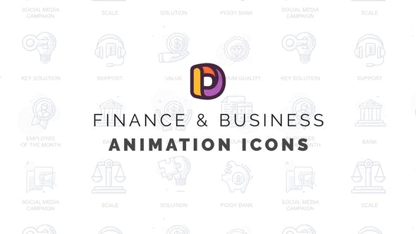 Finance & Business Animation Icons - Download 32812350 Videohive