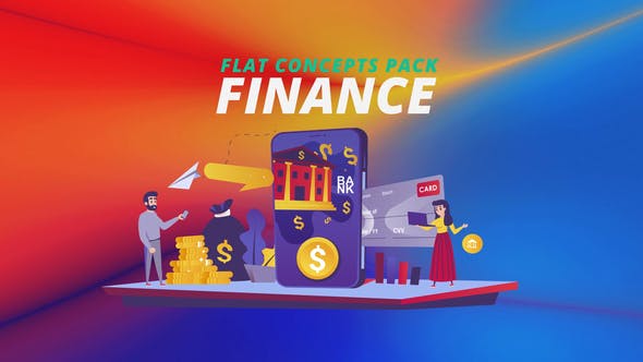 Finance Flat Concept - 32272195 Download Videohive