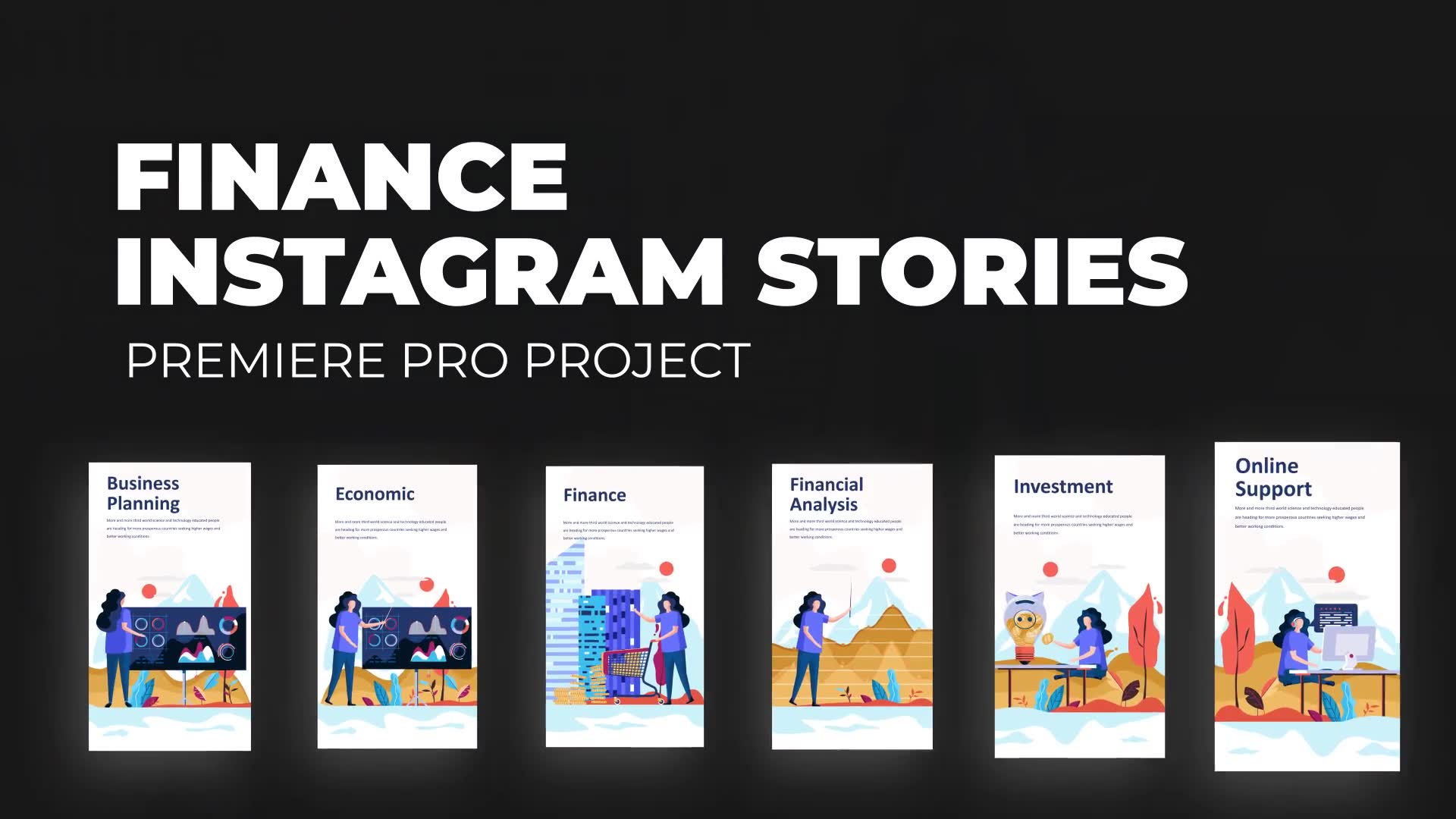 Finance Instagram Stories Videohive 30300233 Premiere Pro Image 3