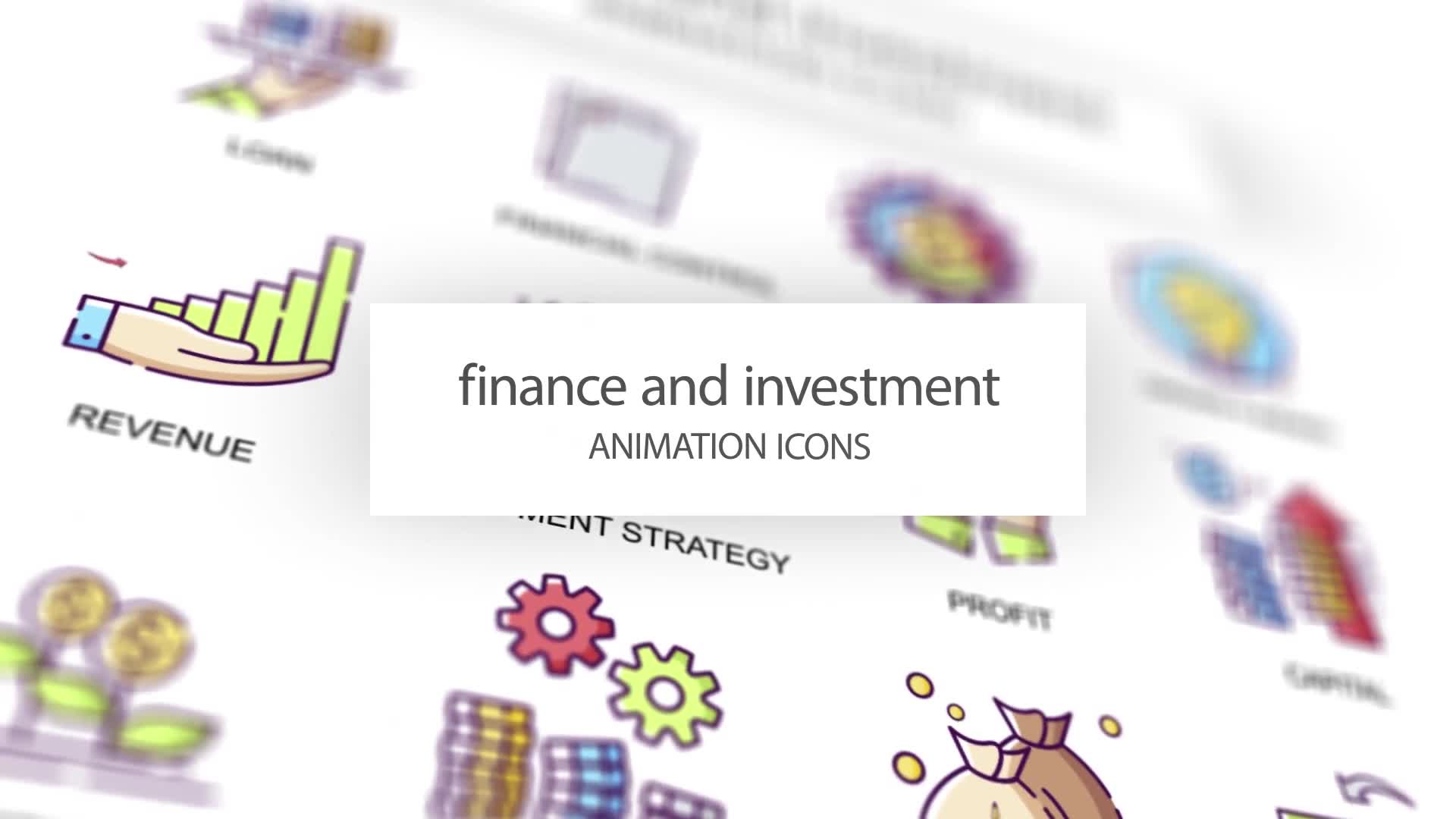 Finance & Investment Animation Icons Videohive 31339501 After Effects Image 1