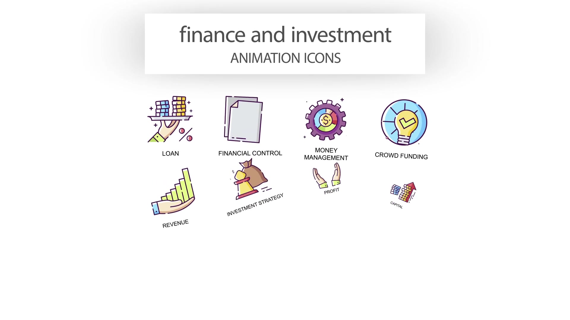 Finance & Investment Animation Icons Videohive 31339501 After Effects Image 4