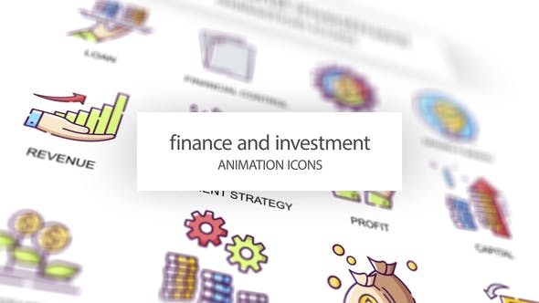 Finance & Investment Animation Icons - Videohive Download 31339501