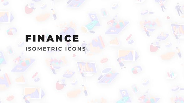 Finance Isometric Icons - Download Videohive 36117906