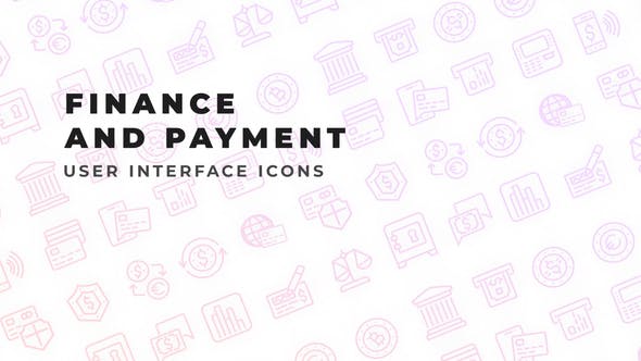 Finance & Payment User Interface Icons - 34274810 Videohive Download