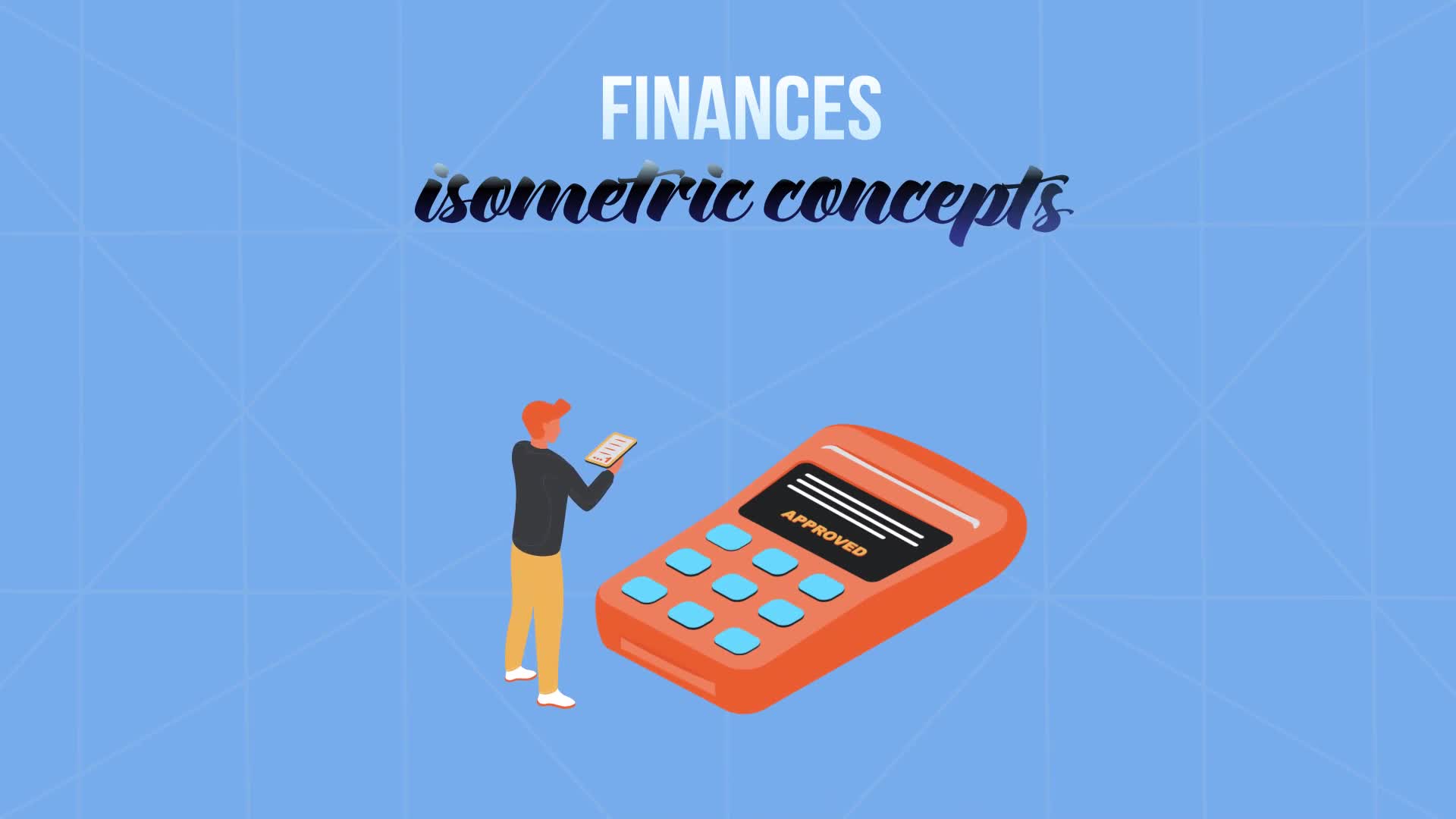 Finances Isometric Concept Videohive 28231983 After Effects Image 1