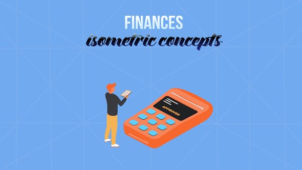 Finances Isometric Concept - 28231983 Videohive Download