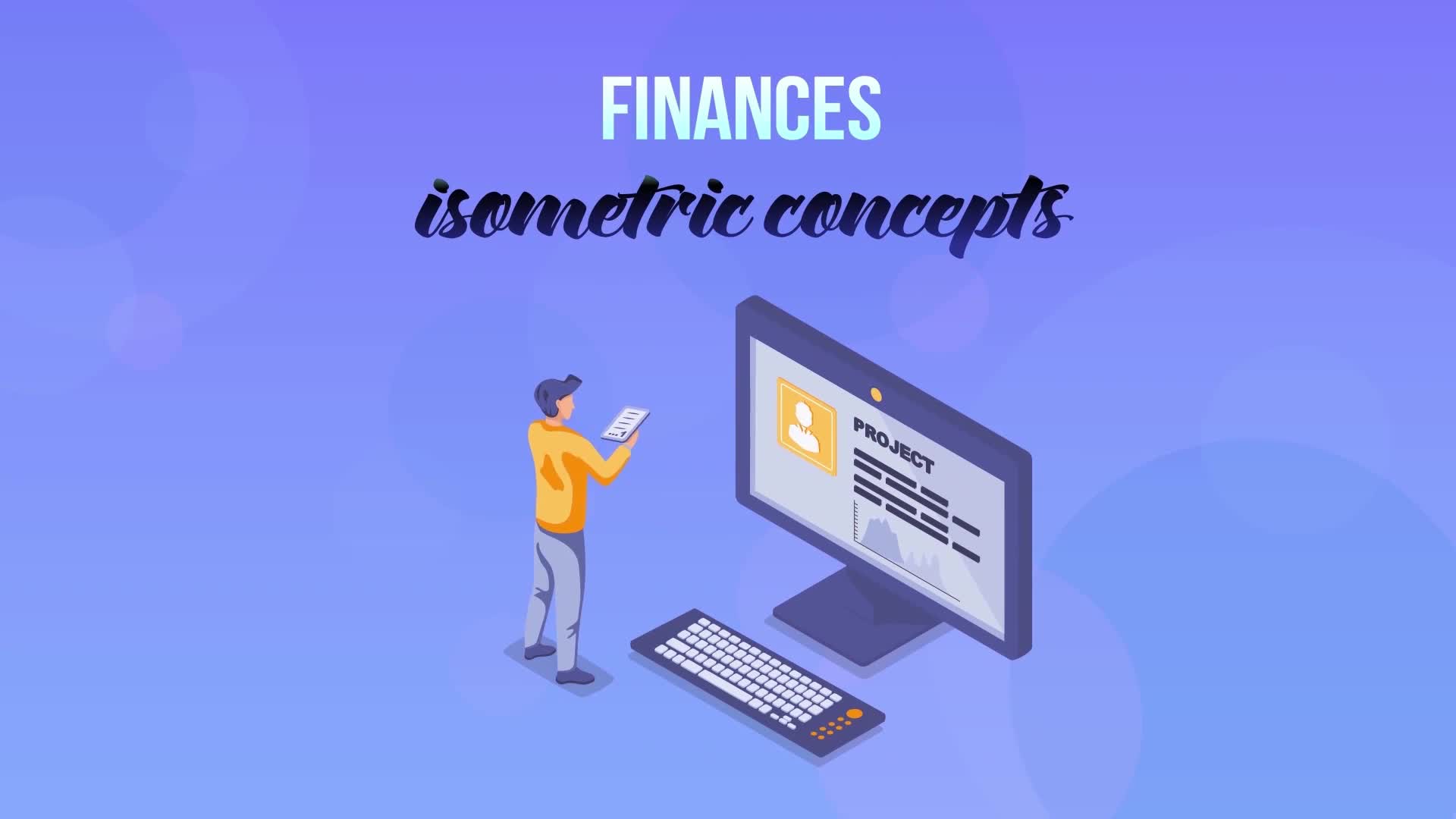 Finances Isometric Concept Videohive 27529457 After Effects Image 1