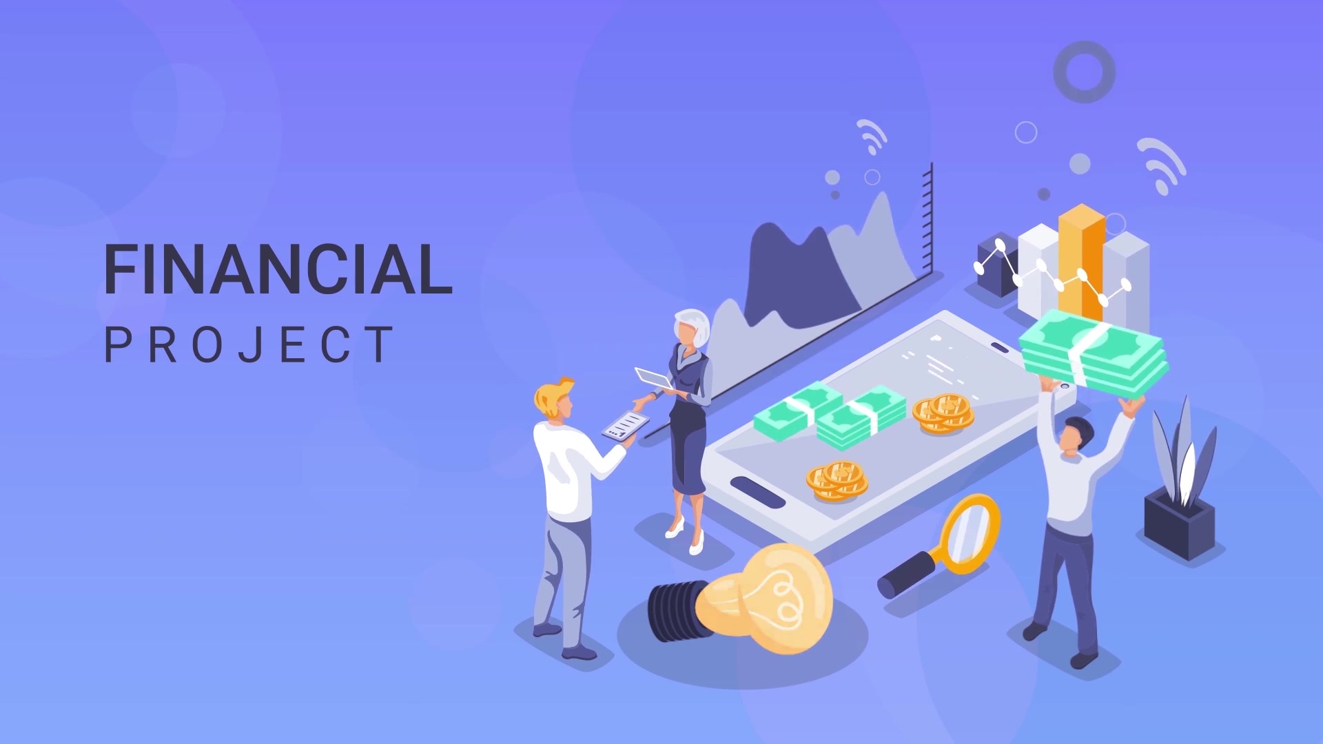 Finances Isometric Concept Videohive 27529457 After Effects Image 7