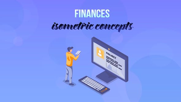 Finances Isometric Concept - Download 27529457 Videohive
